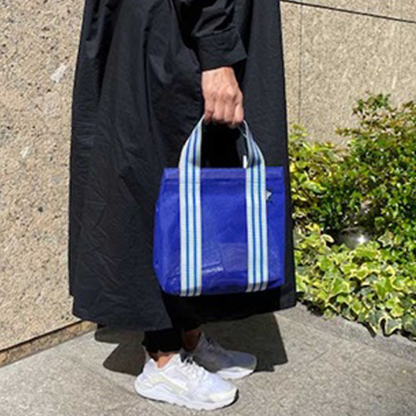 メッシュバッグ ブルー